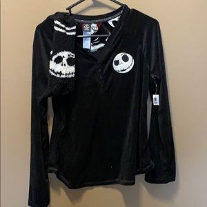 Sleep shirt with socks